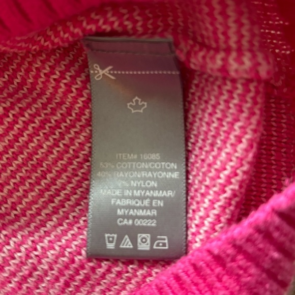 Sears long sleeve hoodie knit sweater - Picture 6 of 9